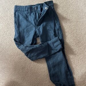 Kids crewcut linen blue pant